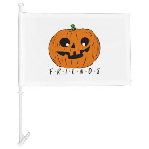 Halloween Friends Car Flag
