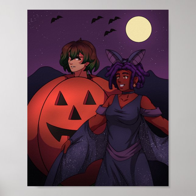 Halloween Friends Poster (Front)