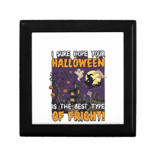 Halloween Fright Haunted House Witch Ghost_1 Gift Box