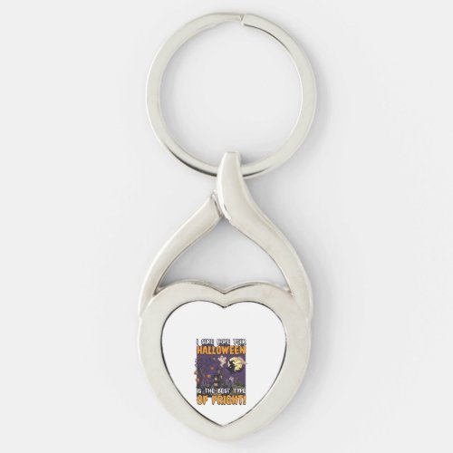 Halloween Fright Haunted House Witch Ghost_1 Keychain