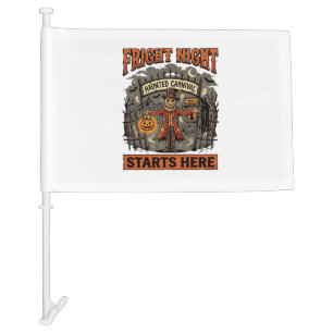 Halloween Fright Night Festival Car Flag
