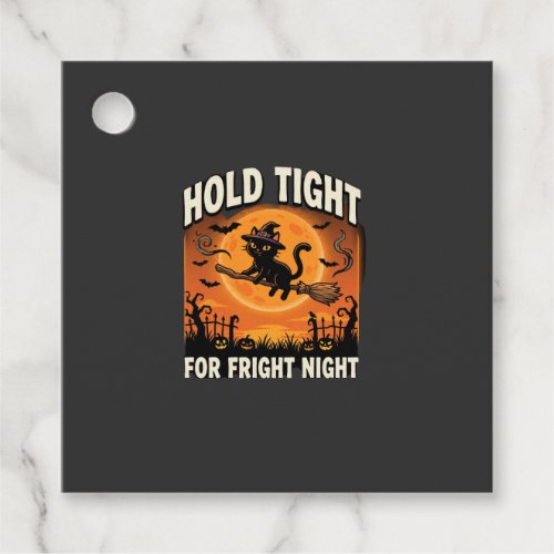 Halloween Fright Night Ghost Ride Favor Tags