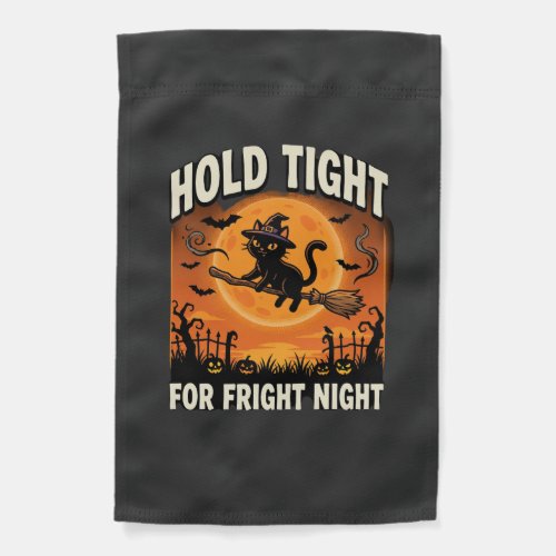 Halloween Fright Night Ghost Ride Garden Flag