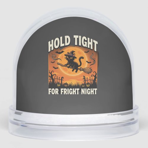 Halloween Fright Night Ghost Ride Snow Globe