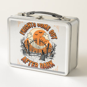 Halloween Frights After Dark Metal Lunch Box