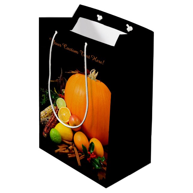 Halloween Fruits custom gift bag (Back Angled)
