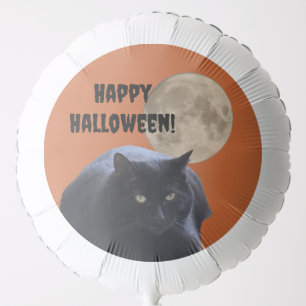 Halloween Full Moon Black Cat Balloon
