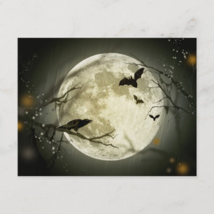 Halloween Full Moon Invitation