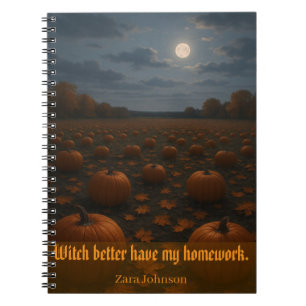 Halloween Fun Customizable Notebook