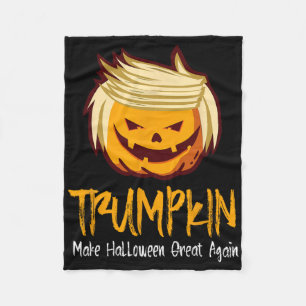 Halloween Fun Donald Trump Costume Gift Idea Fleece Blanket