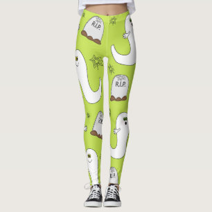 Halloween Fun Ghost Leggings