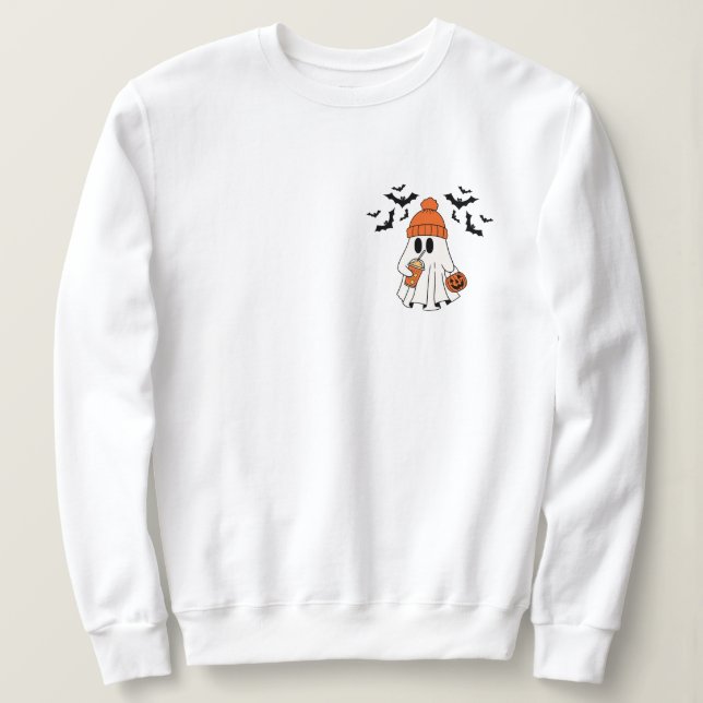 Halloween Fun Ghost Sweatshirt (Design Front)