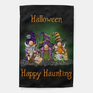 Halloween Fun Gnomes Flag2 Garden Flag