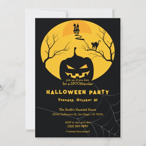 Halloween Fun Party Invitation 
