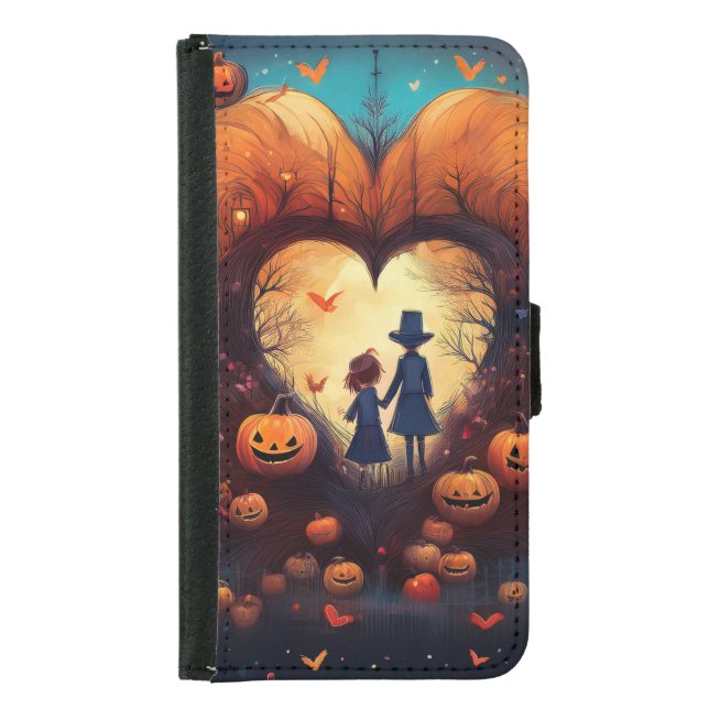 Halloween Fun Samsung Galaxy Wallet Case (Front)