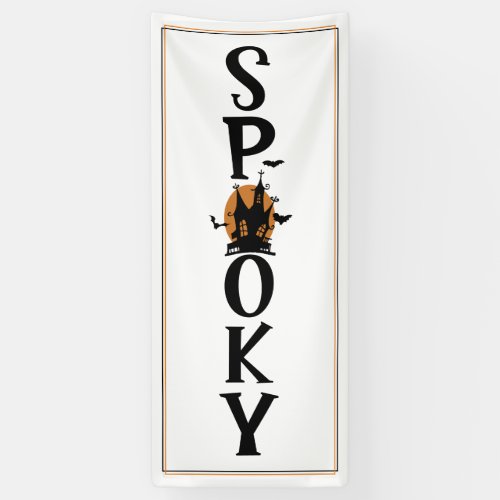 Halloween Fun  Spooky Creepy Door Length Banner