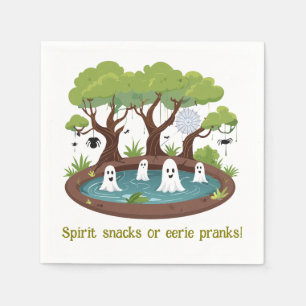 Halloween Fun Swamp Full Of Ghosts Napkins