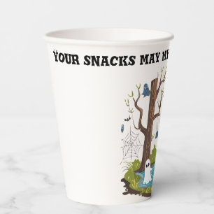 Halloween Fun Swamp Full Of Ghosts Paper Cups