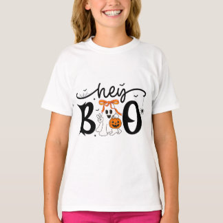 Halloween Fun T-Shirt - Hey Boo