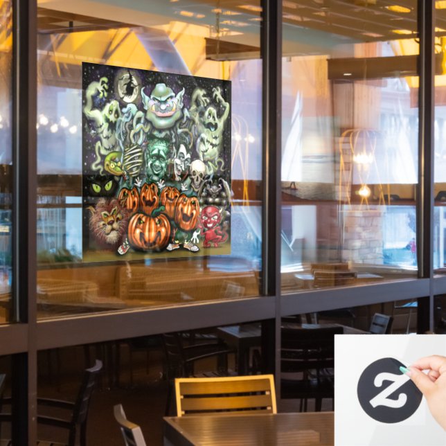 Halloween Fun Window Cling (Restaurant Window)