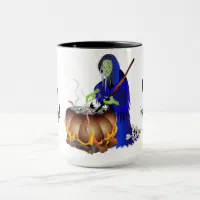 Custom Vintage / Grunge Halloween Espresso Cup (Personalized)