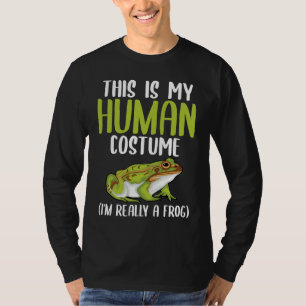 Halloween Funny Adult Kid Frog Apparel Youth Human T-Shirt