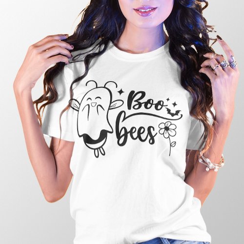 HALLOWEEN FUNNY BOO_BEES CUTE GHOST T_Shirt