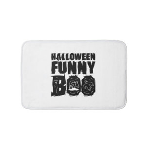 Halloween FUNNY BOO T SHIRT   Bath Mat