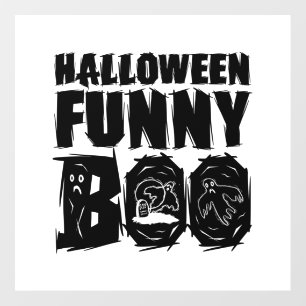 Halloween FUNNY BOO T SHIRT Wall Decal