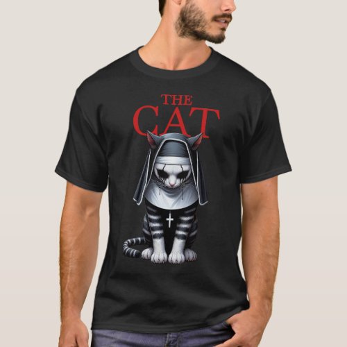 Halloween Funny Cat T_Shirt