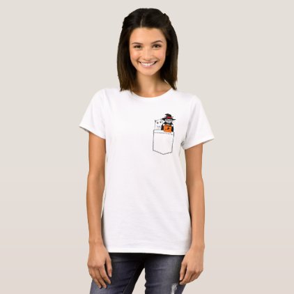 Halloween Funny Cats in The Pocket T-Shirt