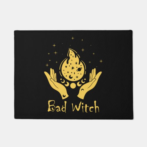 Halloween Funny costume For women Bad Witch Hallow Doormat