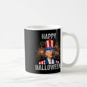 Halloween Funny Happy 4th Of July Anti Joe Biden  Coffee Mug