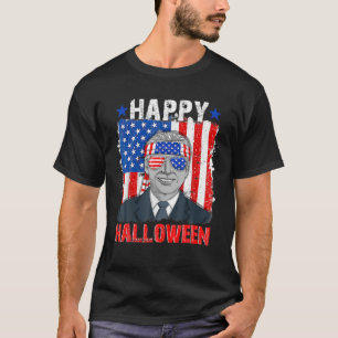 Halloween Funny Happy 4Th Of July Anti Joe Biden T-Shirt