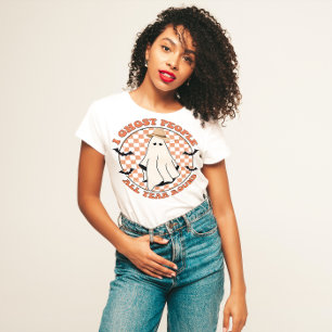 HALLOWEEN FUNNY INTROVERT I GHOST PEOPLE ALL YEAR T-Shirt