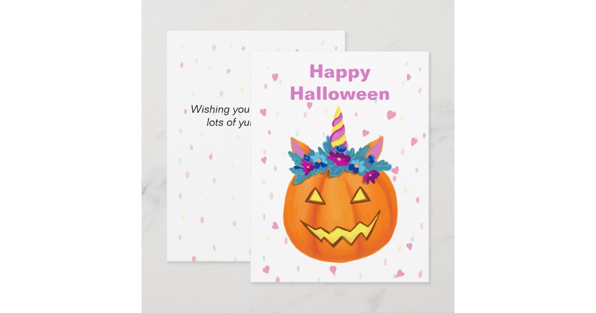 Halloween Funny Jack o lantern Pumpkin Note Card | Zazzle