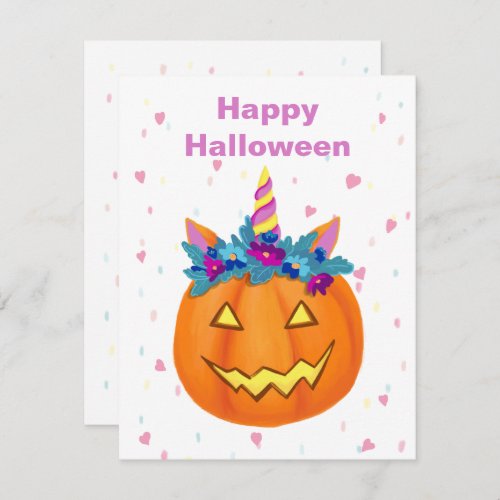   Halloween Funny Jack o lantern Pumpkin Note Card