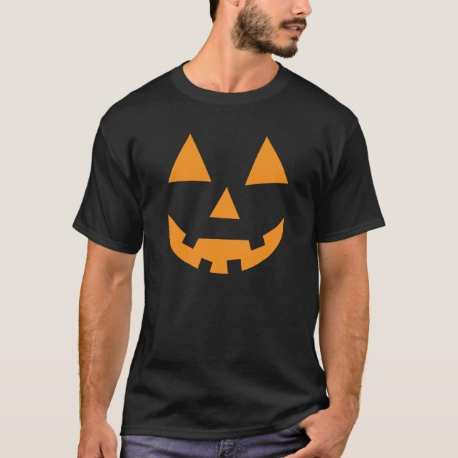 Halloween funny  jack o' lantern pumpkin T-Shirt (Front)