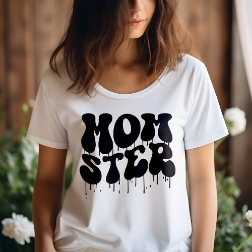 HALLOWEEN FUNNY MOTHERS MOMSTER   T_Shirt