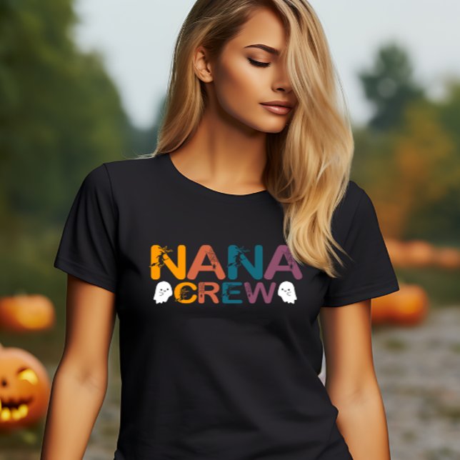 HALLOWEEN FUNNY NANA CREW  T-Shirt (FUNNY HALLOWEEN NANA CREW
)