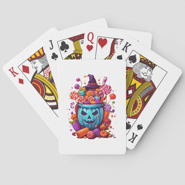 Halloween funny  poker cards (Back)