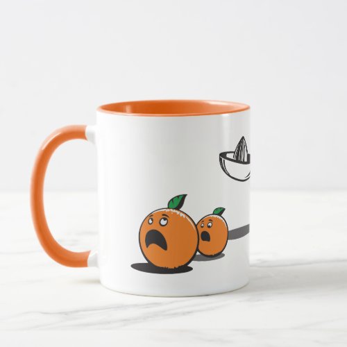 Halloween _ Funny UFO Sombrero and Pumpkins Mug