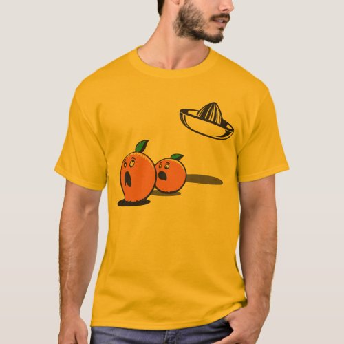 Halloween _ Funny UFO Sombrero and Pumpkins T_Shirt