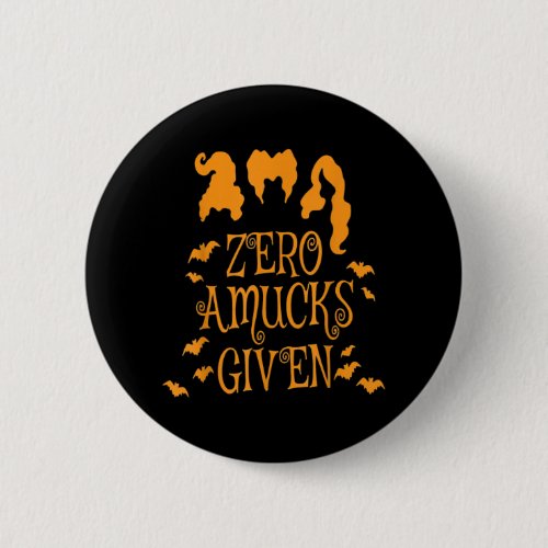Halloween Funny Witch Button