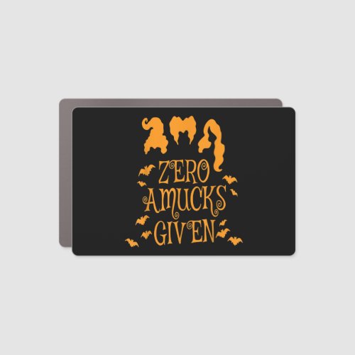 Halloween Funny Witch Car Magnet