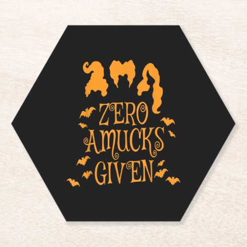 Halloween Funny Witch Paper Coaster