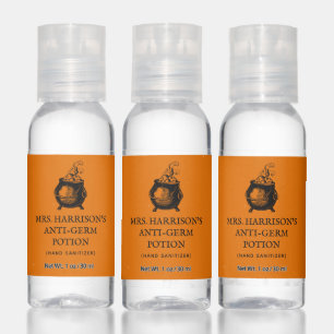 Halloween funny witch potion hand sanitizer