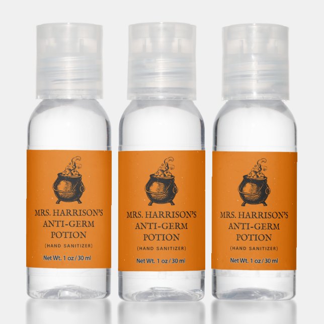 Halloween funny witch potion hand sanitizer (Set)