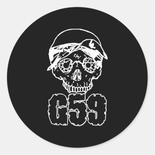 Halloween G59 For And Classic Round Sticker