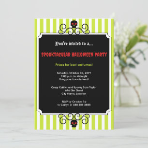 Halloween Gala Party Invitation